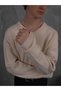 Men's Oversize V-Neck Sweater - 2