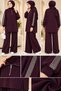 Women's Modal Fabric Stone Detailed Hijab Double Set - 4
