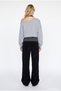 Women's Sweatshirt Swt02525 Gray Melange - 3