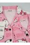 Mother-Daughter Cotton Shirt Collar Buttoned Long Sleeve Pajama Set (the Price Is for One Item) - 5