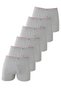 Special Series Cotton Underwear 6-Pack Gray Men's Combed Cotton Towel Boxer 100% Cotton - 2