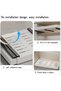 Expandable Adjustable Kitchen Cabinet Under-Sink Storage Drawer, Home Storage Rack Drawer (White) - 3