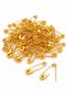 50 Pieces of Mini Fork Needles 2 cm – Black, Gold, Silver, and Mixed Color Options for Sewing, Scarves, Shawls, and Hobby Needlework - 4