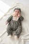 Leopard Patterned Baby Romper with Bandana