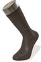 Men's Flat Socks 6 Pack 9101/Black - 2