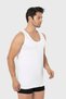 Delux Series Regular Daily Comfort 6 Pack White Men's Undershirts - 4