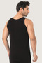 Delux Series Clothing Sports Undershirt Cotton 6 Pack Black Men's Undershirt - 5
