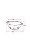 Acrylic Soft Pink Mini Rice Strainer & Legume Strainer (3-Cup Capacity) Bzeldr05 - 4
