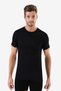 Souvenir Breathable Summer Wear Men's White Black Gray Crew Neck Short Sleeve Undershirt 3-Piece - 3