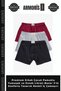 Premium Boys' Cotton Soft and Flexible Lycra Boxer 3-Piece Comfortable Design Colorful Underwear
