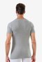 Special Edition Comfortable Summer Breathable Men's Gray Crew Neck Short Sleeve Undershirt T-Shirt 3-Pack - 4