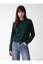 Peak New Season Green Crew Neck Women's Knitwear Sweater