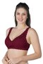 Bordo Mi Emay 188 C Pad Lace Wire Toparlayici Bra