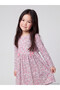 Peak New Season Pink Bow Floral Girl's Dress - 2