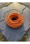 Orange and White Patterned Round Sneaker Laces 120 cm 1 Pair for Sports Shoes - 2
