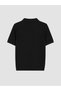 Ozmarka New Season Black Polo Collar Women's Knitwear Sweater - 7