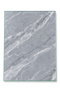 Gray Marble Patterned Tempered Glass Cutting Board 25X35 cm - 2