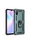 Xiaomi redmi 9a case sofia ring silicone cover - green