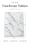 Gray Striped White Marble Patterned Tempered Glass Cutting Board 25X35 cm - 5
