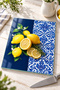 Tile Patterned Tempered Glass Cutting Board 25X35 cm Presentation Board with Non-Slip Feet - 3