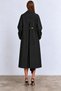 Belted Oversize Long Trench Coat - 4