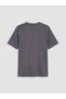 Peak New Season Anthracite Regular Fit Thin Fabric T-Shirt /03 - 7