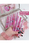 Cat Patterned Glitter Lipstick - Wet Look Light Transparent Pink - Magic Casa (Y3K) - 4