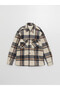 Ozmarka New Season Comfortable Fit Long Sleeve Plaid Men's Shirt Jacket - 6