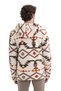 Men's Beige Jazz 50940 Hoodie. Sweat Cardigan Sweatshirt - 3