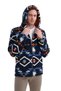 Men's Navy Blue Jazz 50940 Hoodie. Sweat Cardigan Sweatshirt - 2