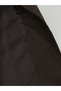 Özmarka New Season Brown Double-Breasted Collar Belted Women's Trench Coat - 8
