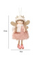 3pcs Doll Pendants,Holiday Decoration, Tree Hanging Ornaments, Cute Plush Doll Girls,for Tree Decorations (A) - 3