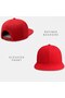 Flat Brim Snapback Cap for Men and Women - Adjustable Hip Hop Baseball Hat, Plain Street Style Flat Peak Cap, One Size - 2