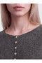 Rmz Gi̇yi̇m Farkiyla Zero Roba Collar Women's Cardigan - 3