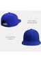 Flat Brim Snapback Cap for Men and Women - Adjustable Hip Hop Baseball Hat, Plain Street Style Flat Peak Cap, One Size - 5
