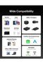كابل USB-C إلى USB-C مجدول (عبوة من قطعتين) بطول 5 أقدام وقدرة 240 واط - كابل شحن سريع ناعم ومرن، شاحن من النوع C - 4