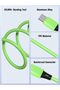 كابل USB إلى USBC، سلك شحن سريع 2.4 أمبير من النوع C، [6 قطع] 2 متر متعدد الألوان من مادة TPE لنقل البيانات - 5