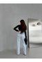 Women's High Wide Leg Straight Cut Loose Leg Jeans - 4