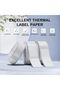 D11 D110 D101 Label Tapes, 6 Rolls Adapted Label Print Paper, Thermal Sticker Paper 0.47"x 1.57" Waterproof Self Adhesive Labeling Tape(6 Rolls, White) - 6