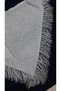142 X 105 Centimeter Triangular Glitter Thread Knitted Skewer Work Core Shawl - 2