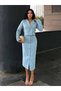 Women's Chanel Fabric Buttoned Blouse and Skirt Two-Piece Set - 2