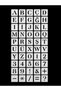 50 Piece Letter Number Symbol Stencil Set – 250 Micron Mylar Turkish Character Wood Fabric Painting Template - 3