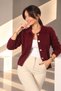 Women's Large Gold Buttoned Plush Textured Soft Cardigan - 4