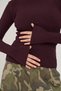 Hüma Turtleneck Plum Knitwear Sweater - 7