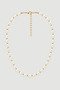 Pearl-Look Bead Necklace - White
