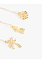 Tropical Figured Dangle Chain 3-Piece Bikini Charm Set - 3