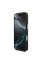iPhone 18 Pro Compatible Case Licensed 4g Large Metal Logo and Thick Strap 2in1 Set Black - 5