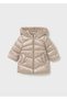 Baby Girl Hooded Inflatable Coat Cream 2440