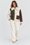 Suede Rabbit Feather Laminated Coat |   F1988 - 2