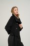 Eftel Belt Detailed Black Short Jacket - 4